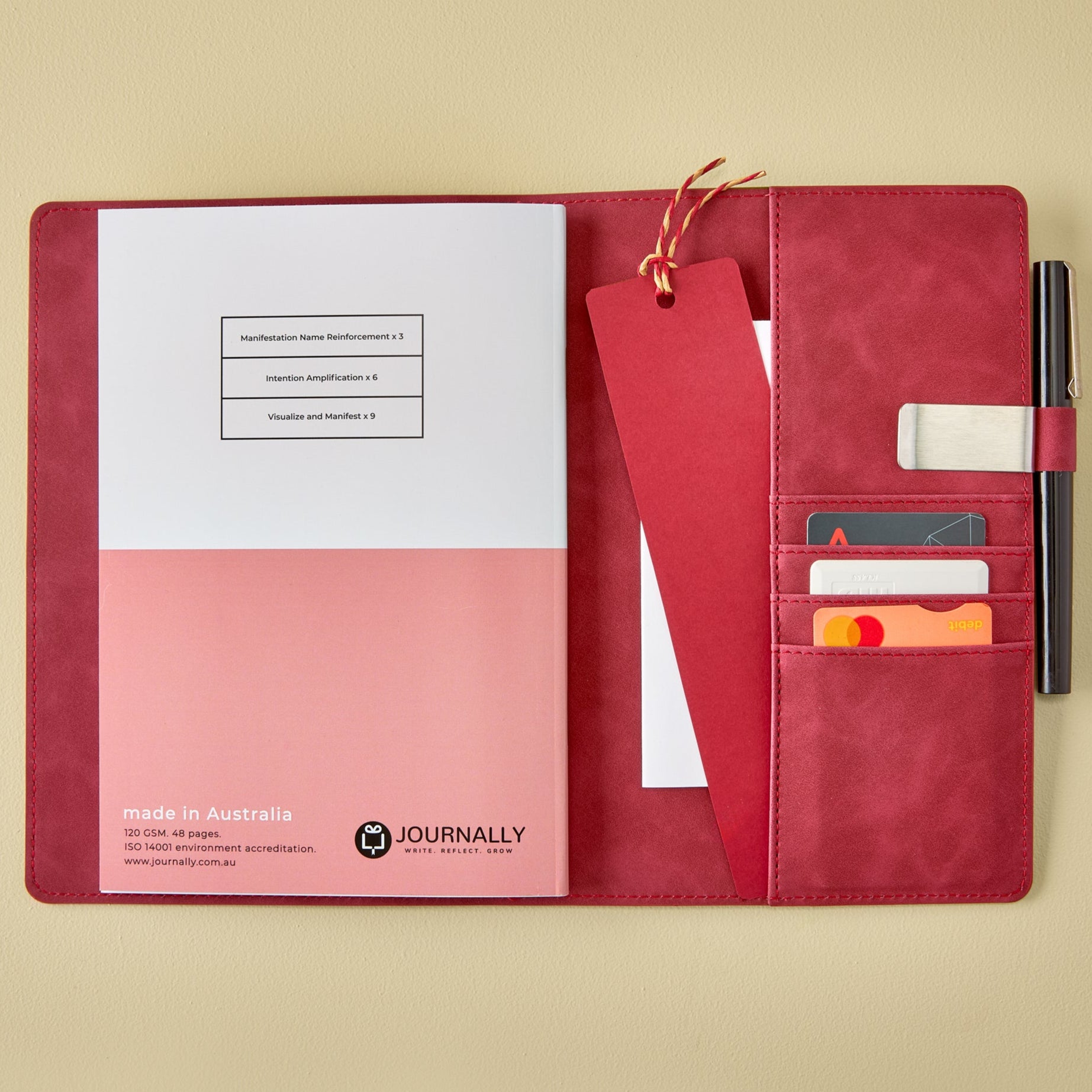 Custom-made Refillable Vegan Leather Journal | Notebook