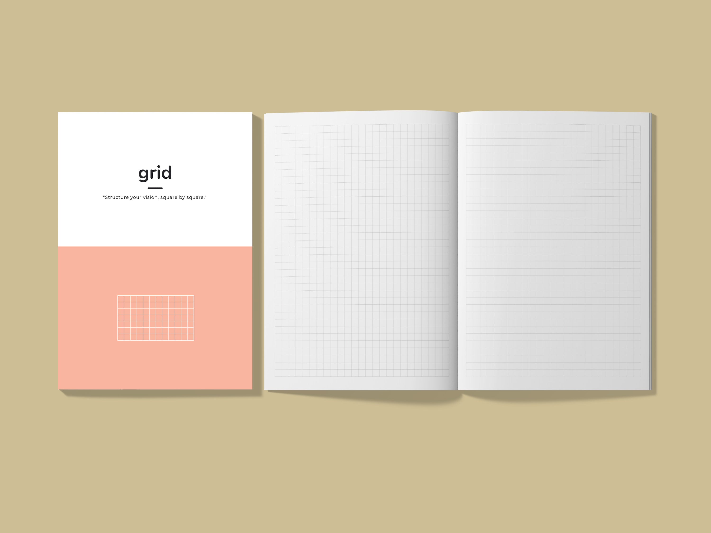 Square Grid Journal | A5 Notebook