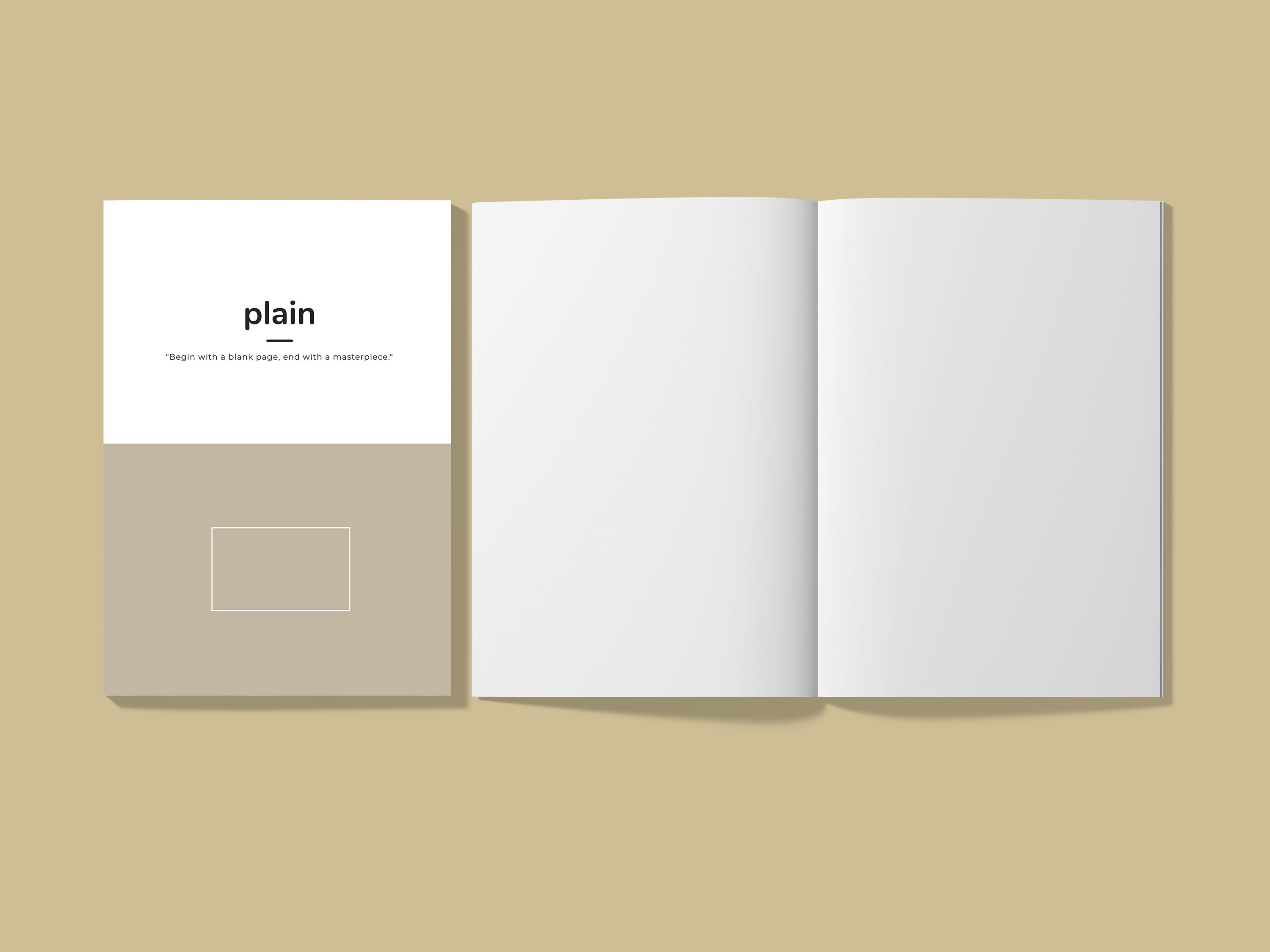 Blank Pages Journal | A5 Notebook