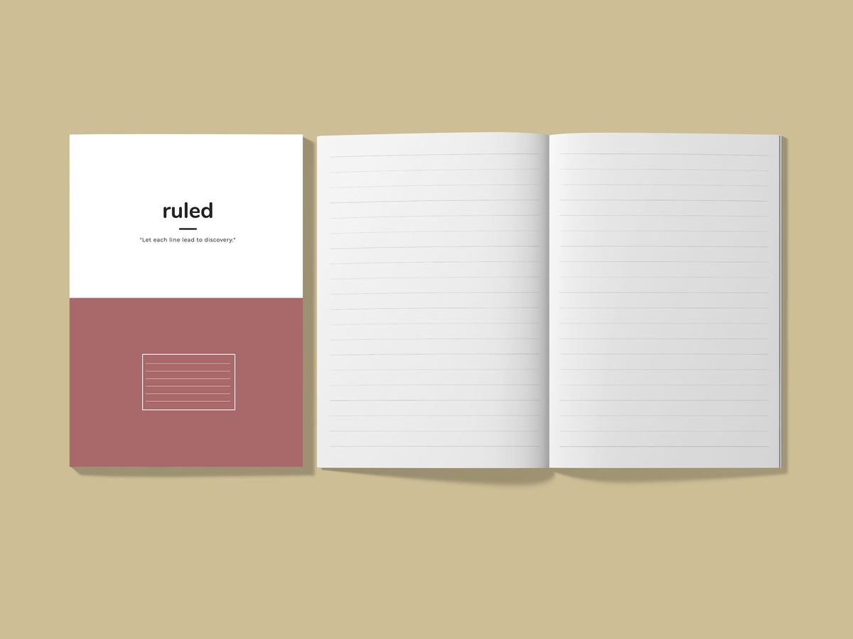Ruled Pages Journal | A5 Notebook – Journally